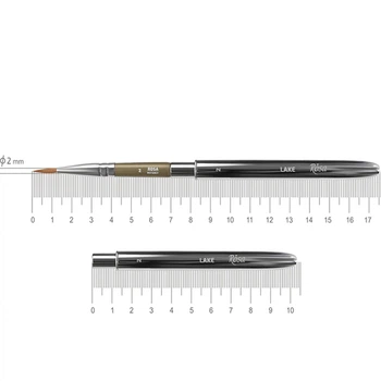 Кисть микс соболь/синтетика круглая TRAVEL BRUSH LAKE 178, № 2 ROSA (19817802 )