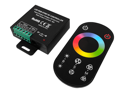 Контролер RGB RF 18А 12-24V радіо сенсорний 8 кнопок