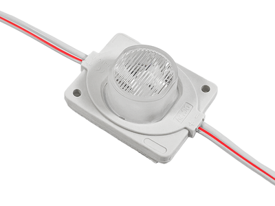 Світлодіодний модуль інжекторний SMD3030 1 LED 12В 1.5Вт IP65 холодний білий (МТК-3030-1Led-W-1.5W)