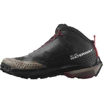 Ботинки Salomon S/LAB WATERWAY 46.5 (11,5 UK) 30 см бордовый s478186