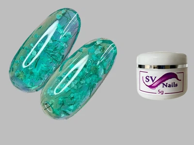 Гель з сухоцвітами для декору нігтів Flower Gel SVN 7 (5гр)