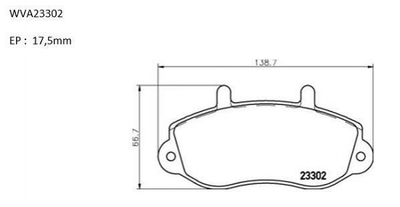 Колодки гальмівні Automotor France ABP0104 Opel Movano; Renault Master 1605979, 4404777, 4501150