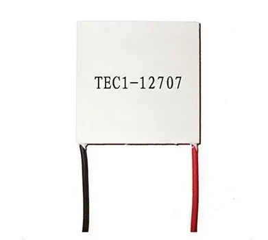TEC1-12707, Модуль Пельтьє TEC1-12707, 40x40х3.75 мм, 12 В, 80 Вт, 7 А