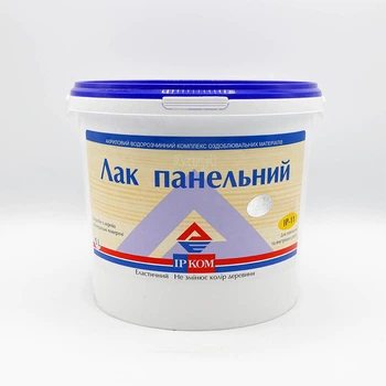 Лак панельний акриловий Ірком ІР-11 Прозорий Шовковисто-матовий 5 л