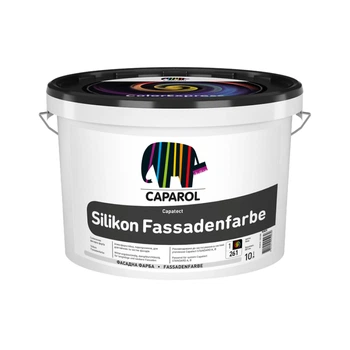 Фасадная краска силиконовая Caparol Capatect Silikon Fassadenfarbe Матовая Белая B1 10 л