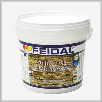 Акриловый водорастворимый лак для камня Stein Lack Feidal 1 л