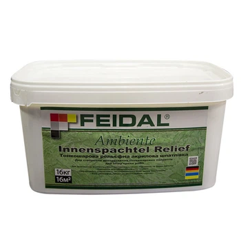 Декоративная рельефная штукатурка Feidal Innenspachtel Relief 16 кг