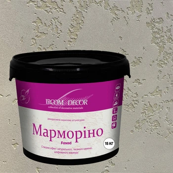 Фасадная декоративная штукатурка Ircom Decor Марморино Fasad 15 кг