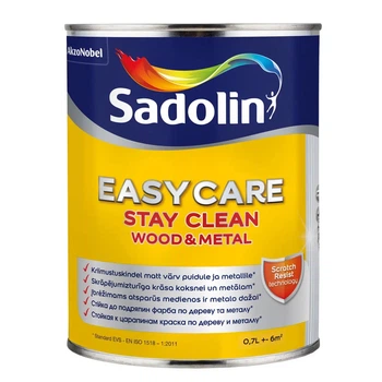 Алкидная краска Sadolin EasyCare Wood&Metal для дерева и металла Белая BW 0,7 л