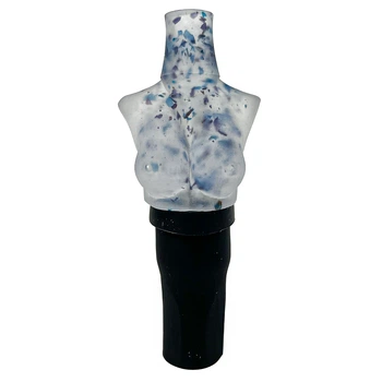 Персональный мундштук для кальяна Vibe Hookah Tits Transparent Blue