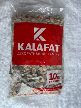 Декоративный камень — Мраморная крошка жёлтая, фракция 10–20 мм, 10 кг