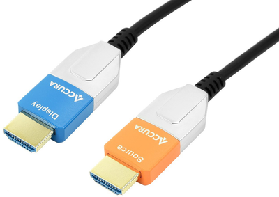 Кабель Accura Premium AOC HDMI 2.1 8K 5m White-Black (5904726981658)