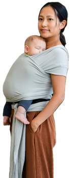 Chusta do noszenia dziecka Boba Wrap Serenity Light Grey (854086005660)