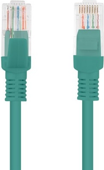 Patchcord Lanberg Cat 5e UTP 0.5 m Green (PCU5-10CC-0050-G)