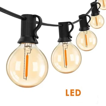 Вулична ретрогірлянда 10 м 15 LED-лампочок у комплекті