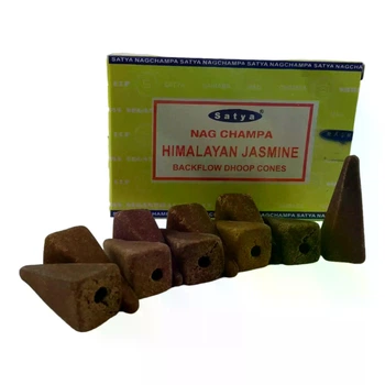 Himalaya Jasmine Backflow Cones (Гималайский Жасмин)(Satya) 10 конусов в упаковке 35031