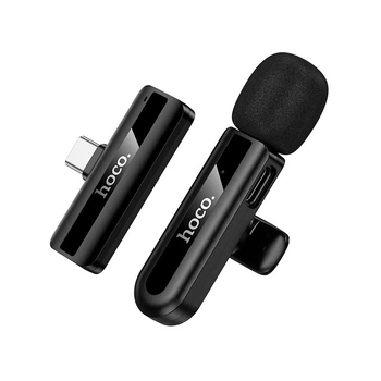 Микрофон HOCO Type-C Fair wireless microphone L20, 2.4G, 5-15m, 60mAh, 3-4h, black