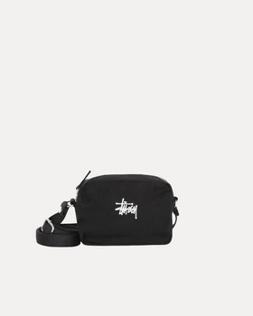 Чоловіча сумка сумка через плече Stussy Стусі чорного кольору S-1