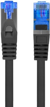 Patchcord Lanberg Cat 6a S/FTP LSZH CCA 5 m Black (PCF6A-10CC-0500-BK)