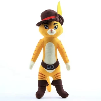 Мягкая игрушка Кот в сапогах из мультфильма Шрек 34см