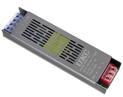 Импульсный блок питания UKC METAL Long 12V 25A для светодиодных лент 9520