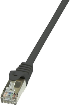 Patchcord Logilink Cat 6 FTP 0.25 m Black (CP2013S)