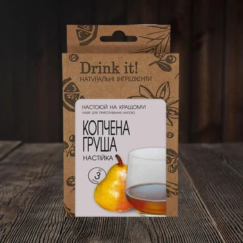 Набор для настаивания Drink it «Копченая груша» уникальный напиток для домашнего приготовления, настойка до 3 л