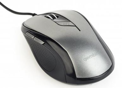 Миша дротова GEMBIRD MUS-6B-01-BG USB Black/Spacegrey