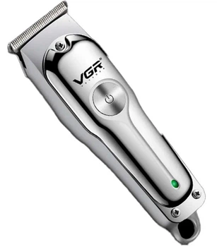 Машинка для стрижки VGR V-071 аккумуляторная 5 Вт 600 мАч с насадками серебристая