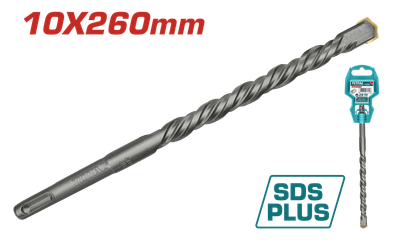 Бур TOTAL SDS-Plus, Ø 10 × 260 мм