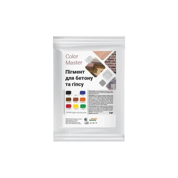 Пигмент черный Multichem ColorMaster 1кг для бетона гипса краски резины пластика