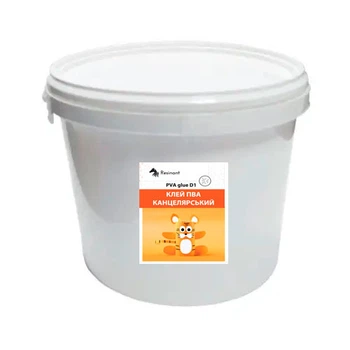 Клей ПВА канцелярский D1 PVA Сlerical Glue ведро 2.5 л