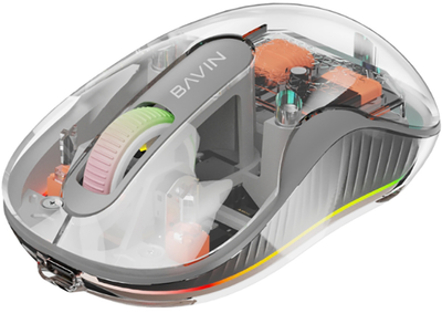 Мышь Bavin G-K-992 RGB Wireless/Bluetooth Gray (G-K-992-GY)