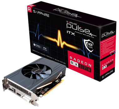 Відеокарта AMD Radeon RX 570 8GB Sapphire Pulse ITX (11266-37) Б/В