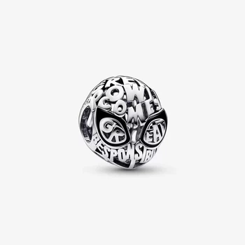 Срібна бусина Pandora Пандора Маска Людини-павука 792351C01