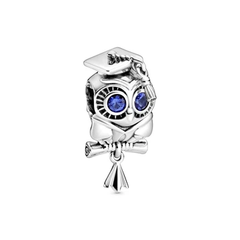 Срібна намистина Pandora Moments Пандора Сова