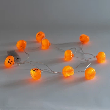 Светодиодная гирлянда (LED) с 10 элементами Тыквочки Halloween 19243-027