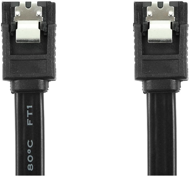 Кабель Accura SATA III - SATA III 0.5 m Black (ACC2206)