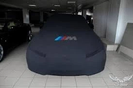 Эластичный чехол для автомобиля с защитой от пыли и царапин BMW 6 серії / M6, 8 серії / M8 black + logo