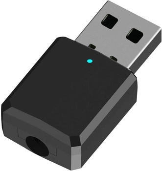 Адаптер Addap Bluetooth 5.0 аудіо бездротовий приймач + передавач 2в1 UBA-01