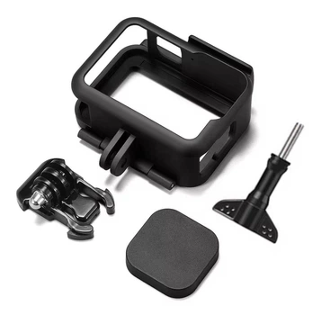 Защитный пластиковый чехол с крышкой объектива для камер GoPro 13 12 11 10 9 чёрный (2609270652)