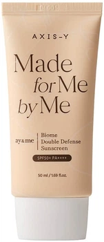 Солнцезащитный крем Axis-Y Biome Double Defense Sunscreen SPF50+ PA++++ с пробиотиками 50 мл (8809634610621)