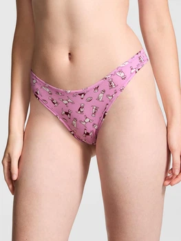 Трусики танга женские хлопковые Victoria's Secret 26930220 M Розовые (2126439128995)