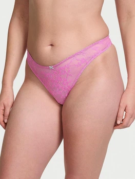 Трусики танга женские Victoria's Secret 26984931 XS Розовые (2126439129031)