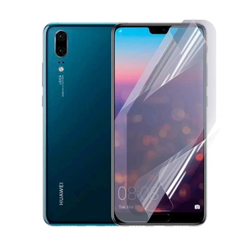 Антишпион приватная плёнка гидрогелевая для смартфона Huawei P20 противоударная прозрачная