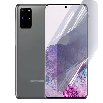 Плёнка гидрогелевая для Samsung Galaxy S20+ глянцевая противоударная прозрачная
