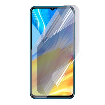 Антишпион приватная плёнка гидрогелевая для смартфона Huawei Honor X10 Max противоударная прозрачная