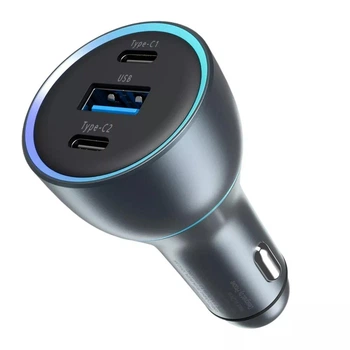 Автомобильное зарядное устройство Proove USB/2xType-C 130W PD Super Charge (ACSC13120004)