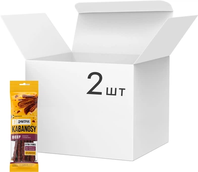Упаковка кабаносов Дмитрук Beef 80 г х 2 шт (0.160 кг) (2530000492003)
