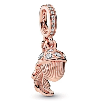 Срібна намистина Pandora Rose Лист та жолудь 788248CZ